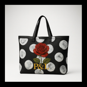Polka Rosed Icon Tote