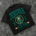 JEHOVAH/ WALK BY FAITH - Vintage Collegiate Faith Tee