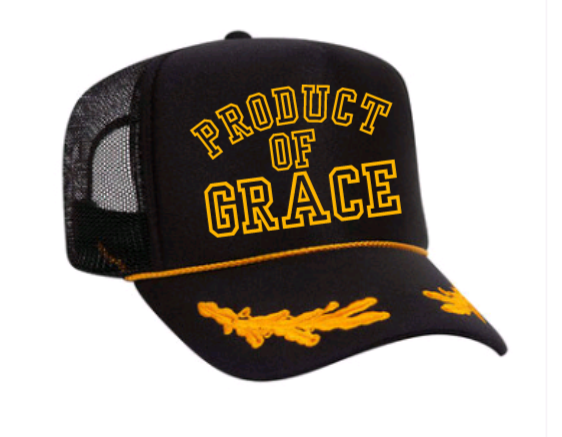 Embroidered Product of Grace Trucker Hat