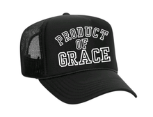 Load image into Gallery viewer, Embroidered Product of Grace Trucker Hat

