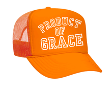 Load image into Gallery viewer, Embroidered Product of Grace Trucker Hat
